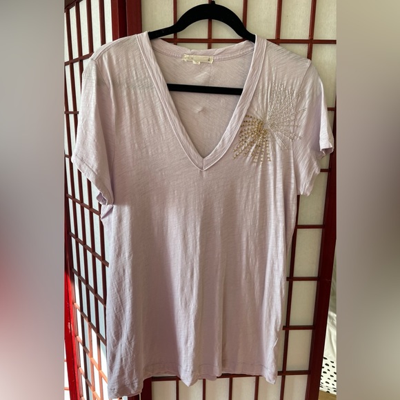 J. Crew Tops - J CREW Embellished T-Shirt